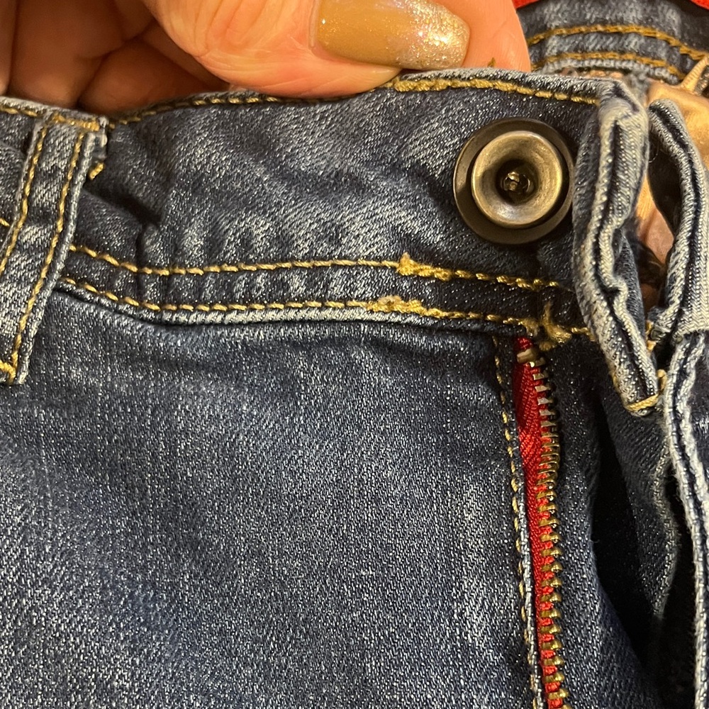 Distressed Blue Jeans - Picture 13 of 16